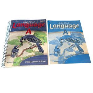 Gods Gift of Language A Grade 4 Teacher/Student Work-text Test Key Set Homeschoo